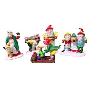 Vintage Department 56 HV Series Christmas Figurines Set of 5